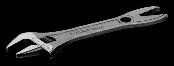 Bahco 32 mm Wide Jaw Adjustable Wrench with Phosphate Finish 205 mm