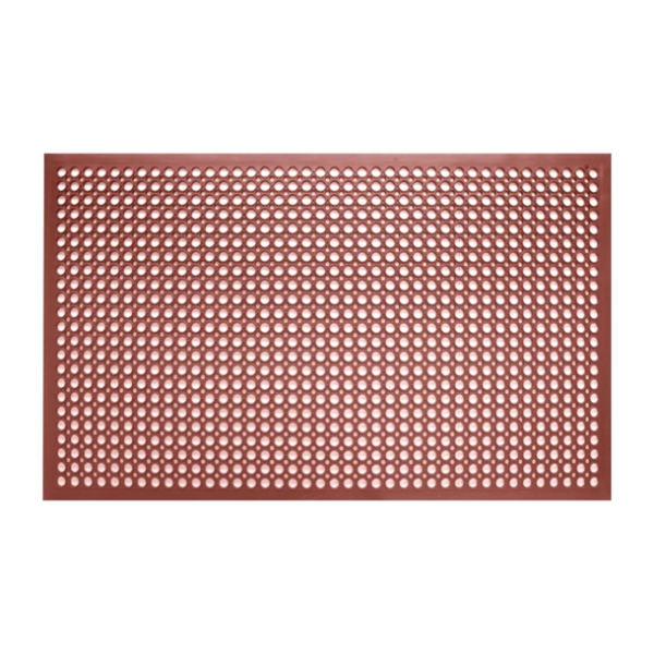 Top Deck Mat 900mm x 1500mm x12mm NEOPRENE - Red Anti - fatigue mat COOLANT RESISTANT - Image 2