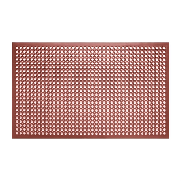 Top Deck Floor mat 900mm x 1500mm x12mm NEOPRENE - Red Anti - fatigue Floormat COOLANT RESISTANT - Image 2