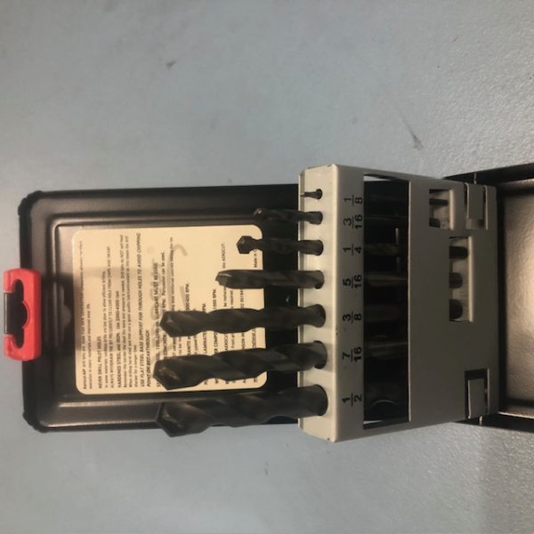 HARD DRILL SET Imperial 7 pc 1/8" 3/16" 1/4" 5/16" 3/8" 7/16" 1/2" - Image 5