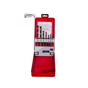 HARD DRILL SET Drill Set Metric 7 pc 4, 5, 6, 7, 8, 10, 12mm