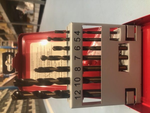 HARD DRILL SET Drill Set Metric 7 pc 4, 5, 6, 7, 8, 10, 12mm - Image 5