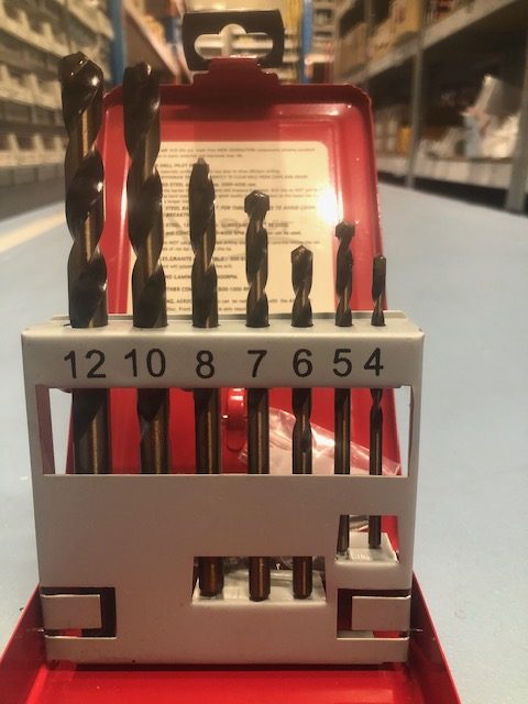 HARD DRILL SET Drill Set Metric 7 pc 4, 5, 6, 7, 8, 10, 12mm - Image 5
