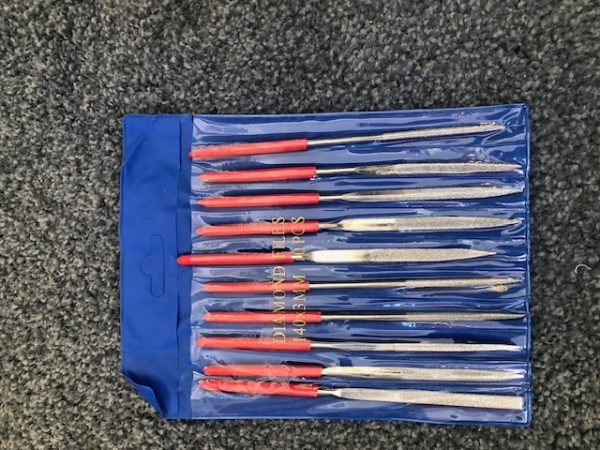 HG0015479 DIAMOND FILE SET 10pce 140mm x 3mm assorted shapes