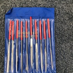 HG0015479 DIAMOND FILE SET 10pce 140mm x 3mm assorted shapes