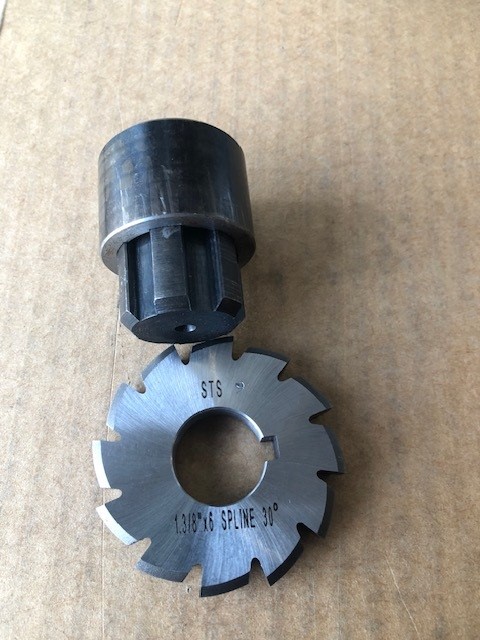 INVOLUTE SPLINE CUTTER HSS - M35 AGRIC. PTO - 1 3/8"x 6 Spline 1" bore - Image 3
