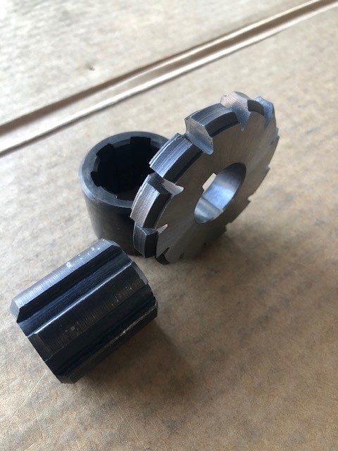 INVOLUTE SPLINE CUTTER HSS - M35 AGRIC. PTO - 1 3/8"x 6 Spline 1" bore - Image 4