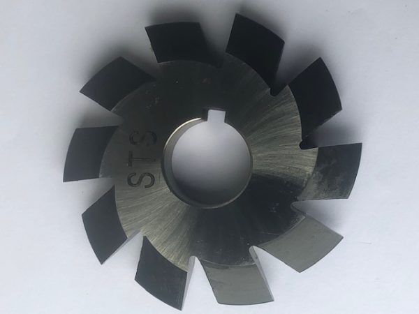 GEAR CUTTER HSS - M35 0.5 MODULE 20° PA No.7 (cuts 14 to 16 teeth) 1" bore