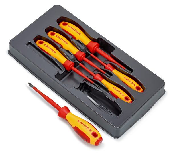 KNIPEX 1000V SL & PHZ SDRIVER SET 6PC-AF