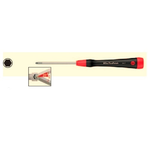 WIHA SCREWDRIVER PICOFINISH BALL HEX 2mm x 50mm BLADE LENGTH