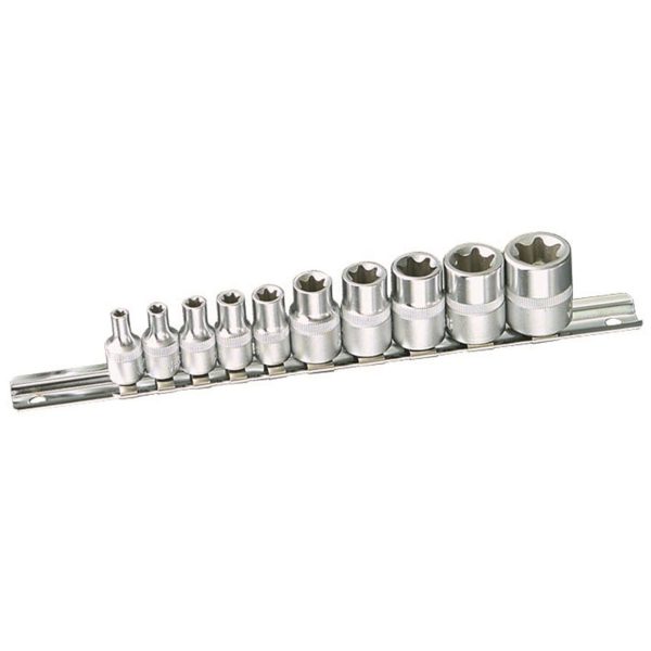 KINCROME 02093 SOCKET SET E-TORX 10PCE - Image 2