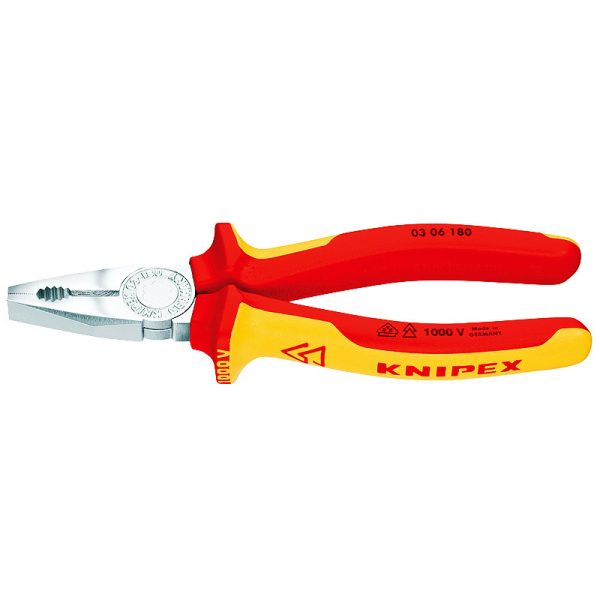 KNIPEX 1000V COMBINATION PLIER 180MM