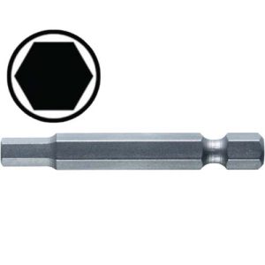 WIHA HEX DRIVE POWER INSERT BIT 1/4 HEX 50mm 4mm