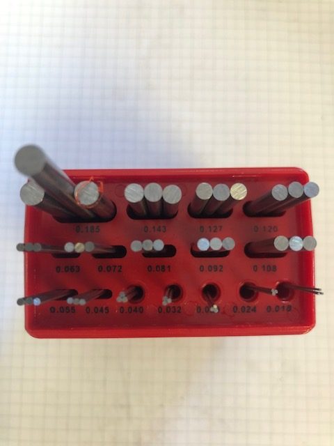 Thread Measuring Wire Set with Holders U.S.60° 48tpi to 3tpi Metric 60° 0.5mm 6.0mm pitch - Image 2