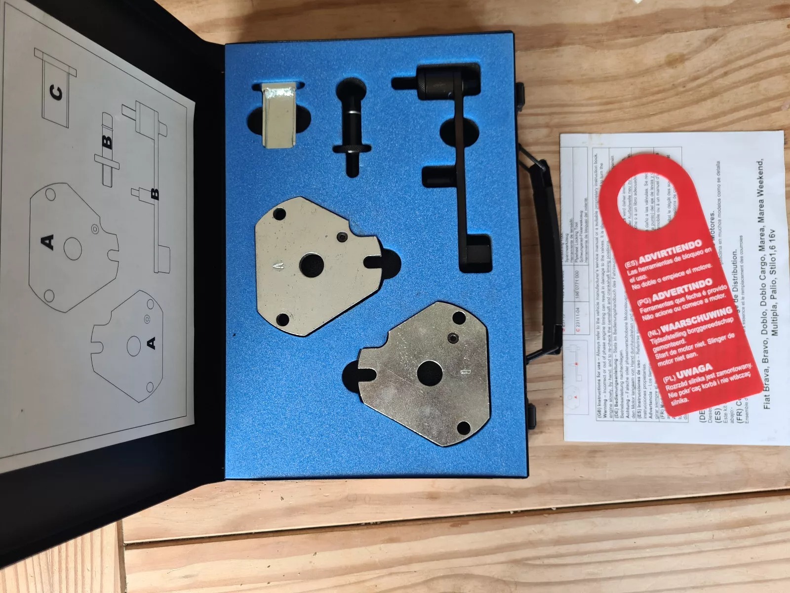 SYKES ENG TIMING KIT FIAT 1.6 16V PETROL - Image 2