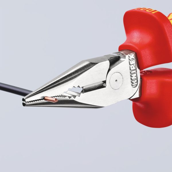 KNIPEX 1000V NEEDLE NOSE COM PLIER 145MM - Image 4