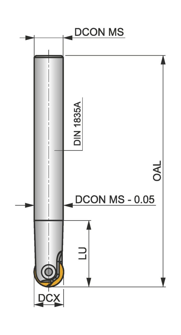 PRAMET 08K2R050A12-SRC08-A Milling cutters for D&M - Image 2