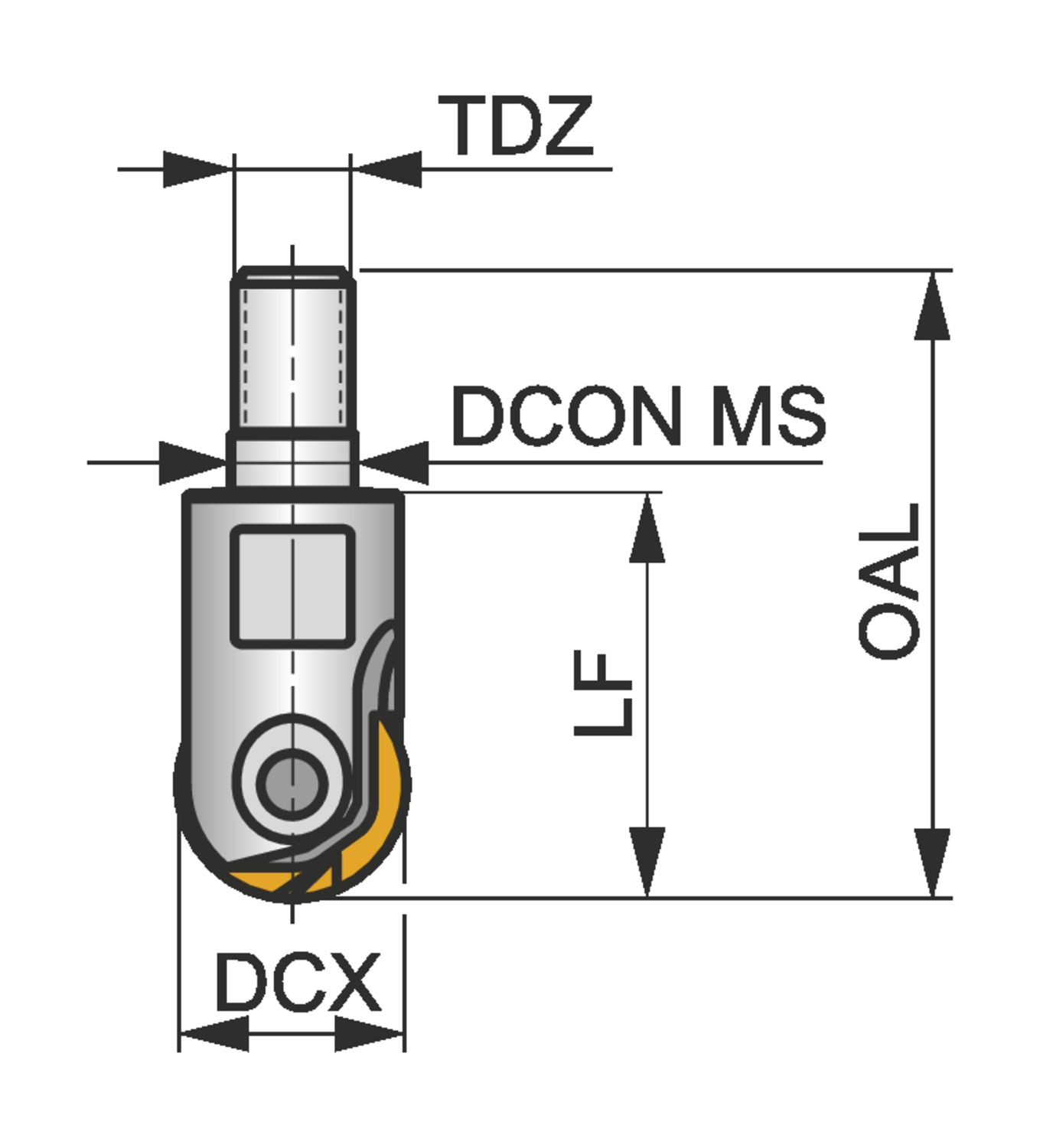PRAMET 08K2R30M06-SRC08-A Milling cutters for D&M - Image 2