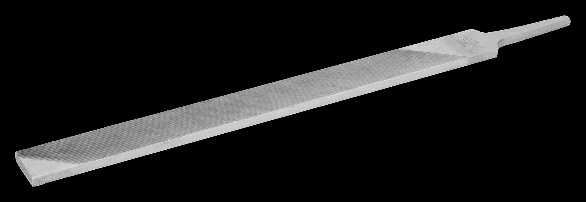Bahco Lathe file, 12", 30cm, 2nd cut, no handle, industrial pack