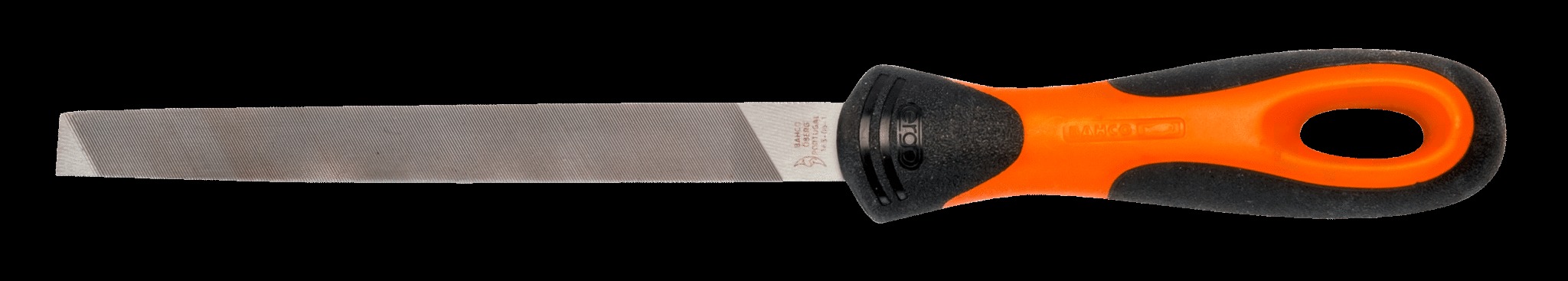 Bahco Mill saw file, 12", 30cm, 2SQE bastard tapered, ergo handle - Image 2