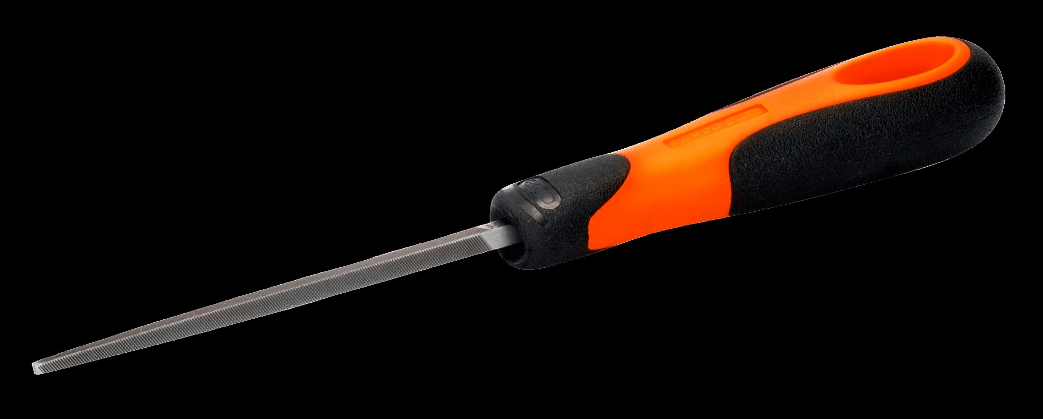 Bahco Square file, 8", 20cm, 2nd cut, ergo handle