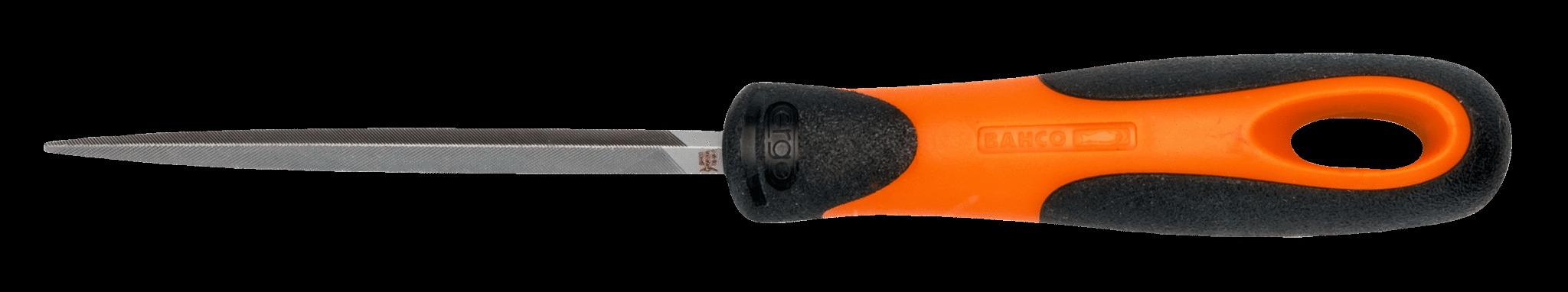 Bahco 3 Square file, 8", 20cm, Smooth cut, ergo handle - Image 2