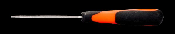 Bahco Half round file, 6", 15cm, Smooth cut, ergo handle - Image 3
