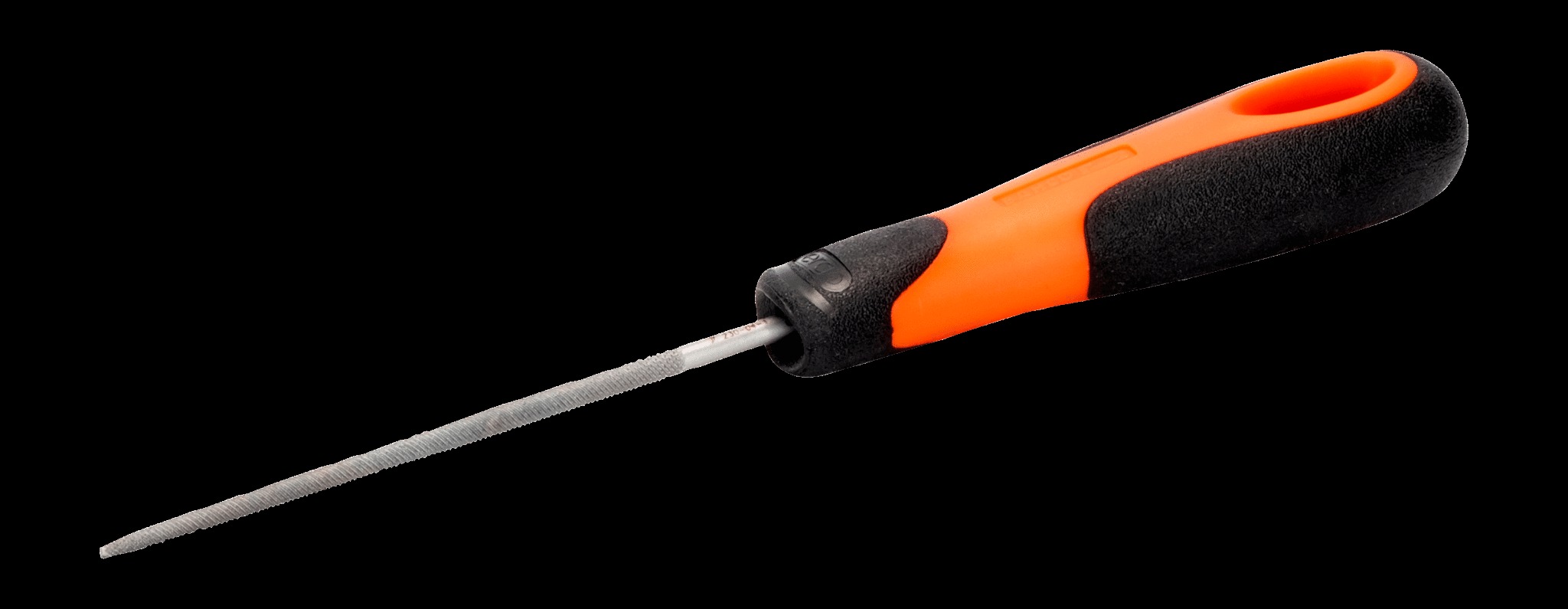 Bahco Round file, 10", 25cm, Smooth cut, ergo handle