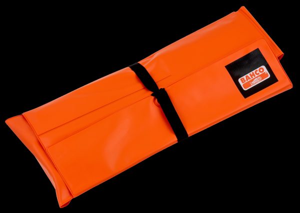 Bahco File set, 5 pce, 8", hand (1 x 2nd cut), hand, half round, square, round file - bastard cut, plastic wallet - Image 3