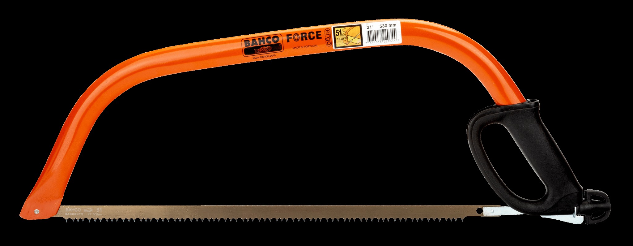 Bahco Bowsaw frame, 30", ergo, fitted with knuckle guard & blade protector - Image 2