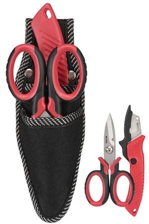 MVRK MVRK Electrician's Scissors & Cable Stripper Kit