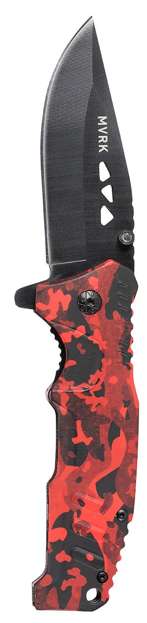 MVRK MVRK Red Camo EDC Folding Knife