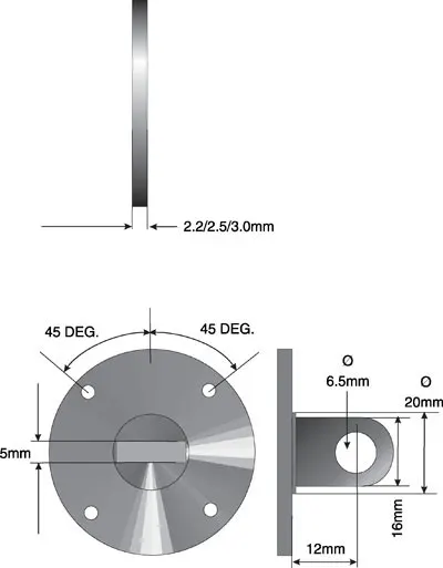 Mitutoyo FLAT BACK To Suit 2046A Dial Indicator. - Image 2