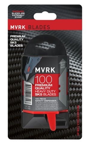 MVRK MVRK SK5 Trapezoidal Blades 100 Pack Safety Dispenser