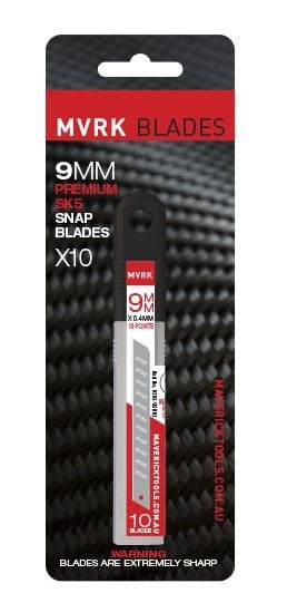 MVRK MVRK SK5 9mm Snap Blades 10 Pack