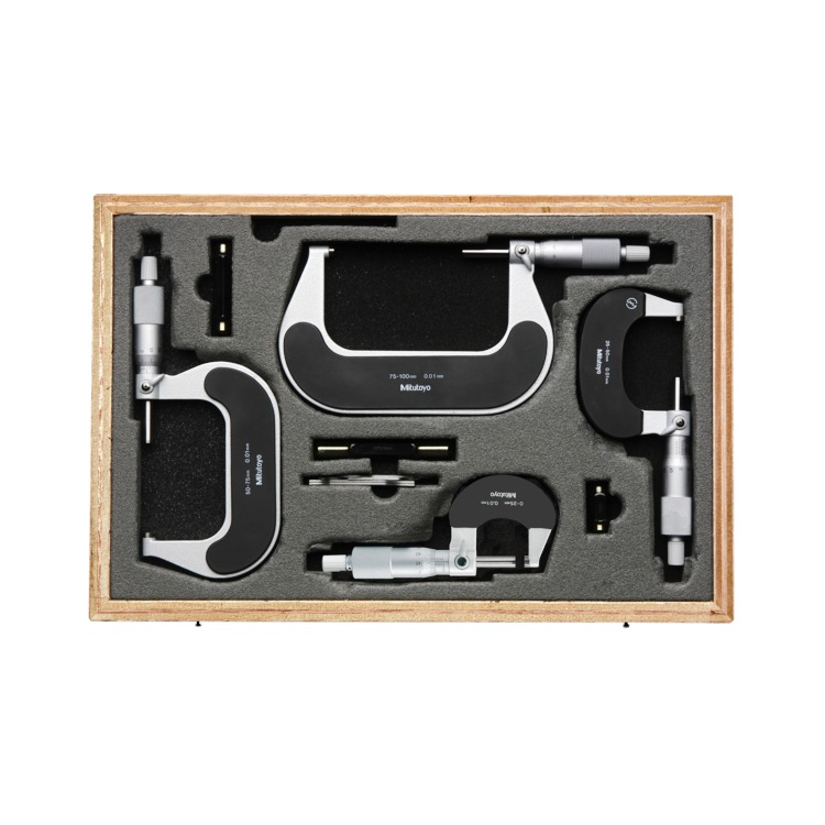 Mitutoyo OUTSIDE MICROMETER SET 0-100MM 102-911-40