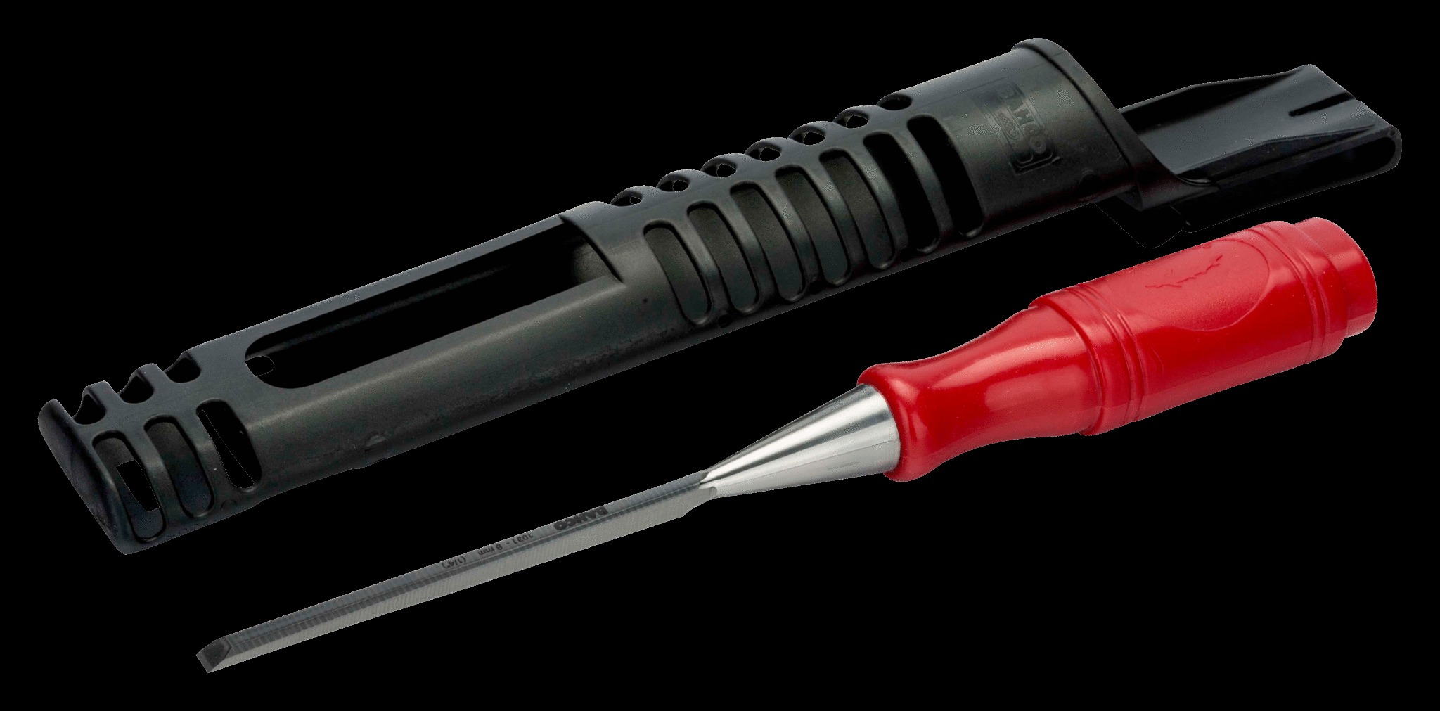 Bahco Woodworking Chisels with Red Polypropylene Handle 32mm