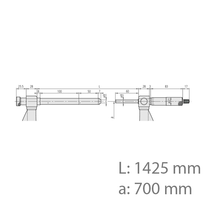 Mitutoyo Micrometer 105-411 - Image 2