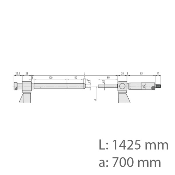Mitutoyo Micrometer 105-430 - Image 2
