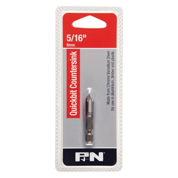 COUNTERSINK CR-V QUICKBIT ROSE HEAD 8MM (5/16") P&N