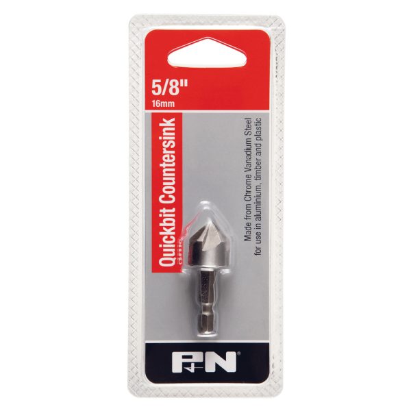 COUNTERSINK CR-V QUICKBIT ROSE HEAD 16MM (5/8") P&N