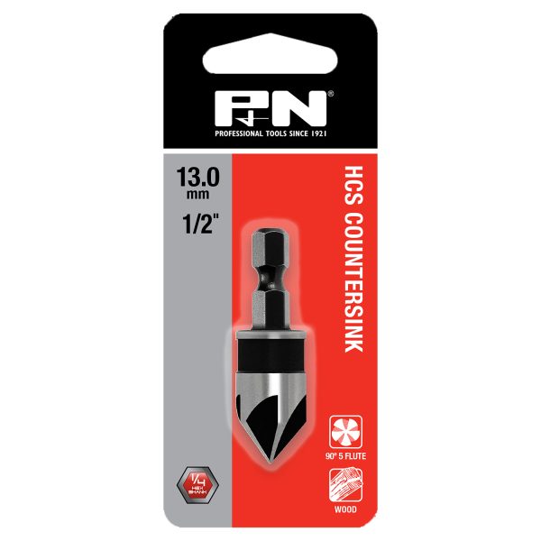 COUNTERSINK HCS QUICKBIT ROSE HEAD 13MM (1/2") P&N