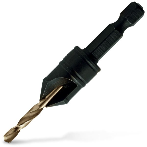 DRILL HSS & COUNTERSINK QUICKBIT HEX SHANK 1/8 8/10G P&N - Image 2