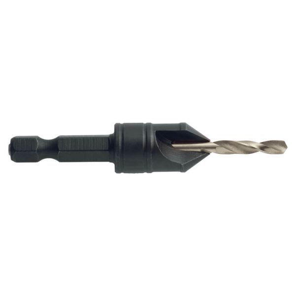 DRILL HSS & COUNTERSINK QUICKBIT HEX SHANK 9/64 10/12G P&N - Image 2
