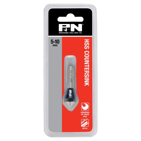 COUNTERSINK CROSS HOLE DEBURRING HSS 5-10MM P&N