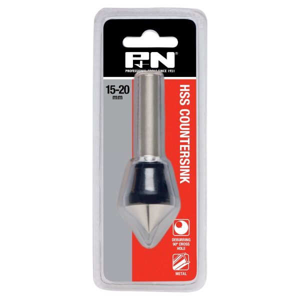 COUNTERSINK CROSS HOLE DEBURRING HSS 15-20MM P&N