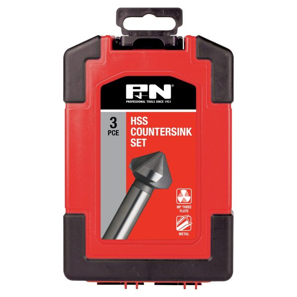 COUNTERSINK SET HSS STRAIGHT 3PC P&N