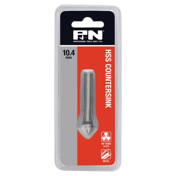 COUNTERSINK HSS STRAIGHT 10.4MM P&N