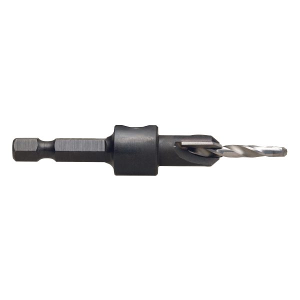 DRILL TCT & COUNTERSINK TCT SET QUICKBITS HEX SHANK 4PC P&N - Image 2