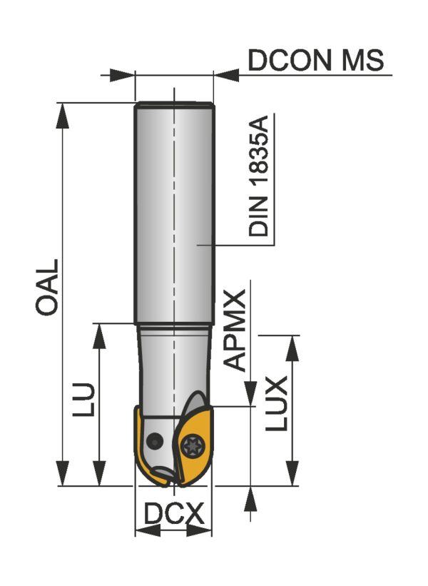 PRAMET 10L2R050A16-SZP10 Milling cutters for D&M - Image 2